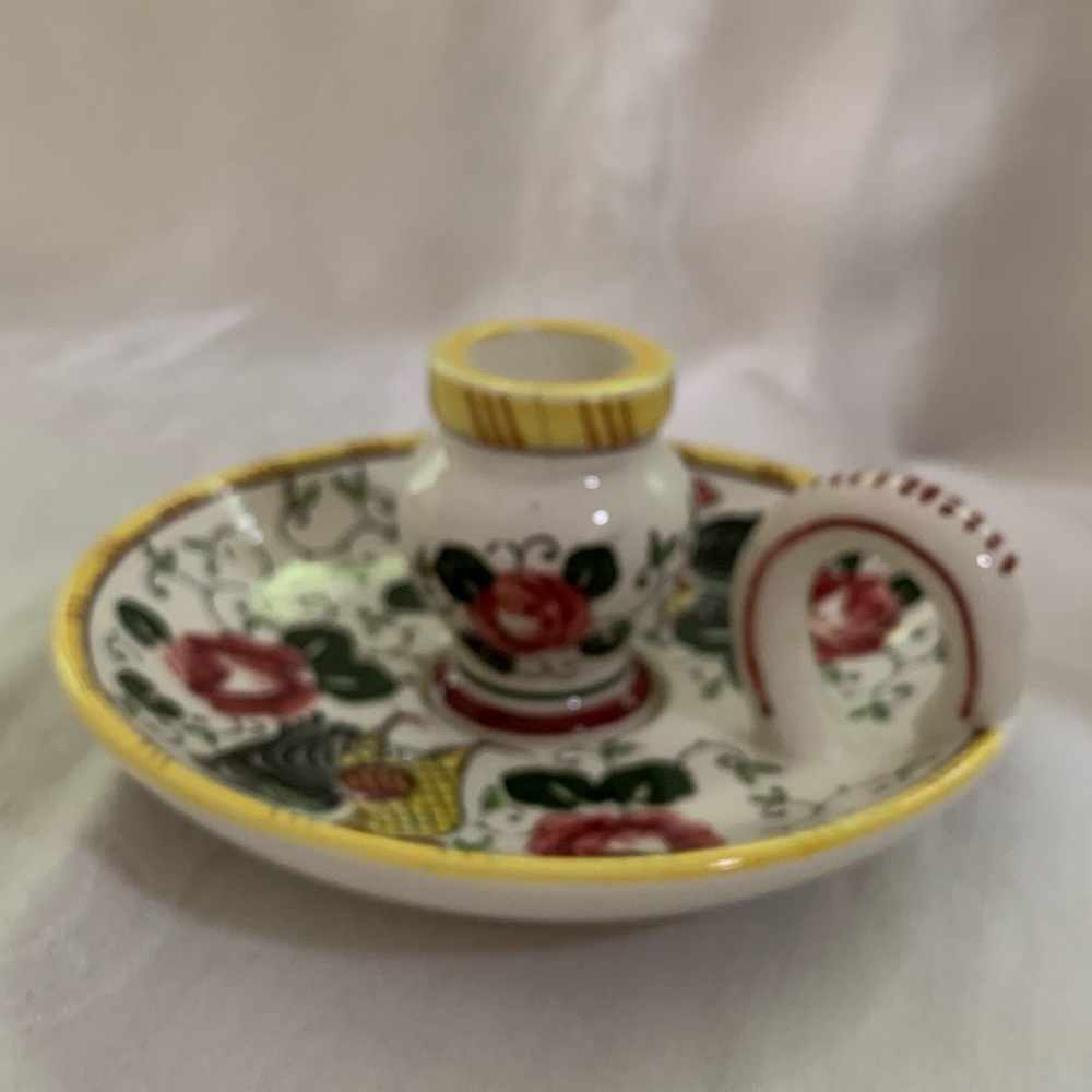 Antique Early Provincial candle holder